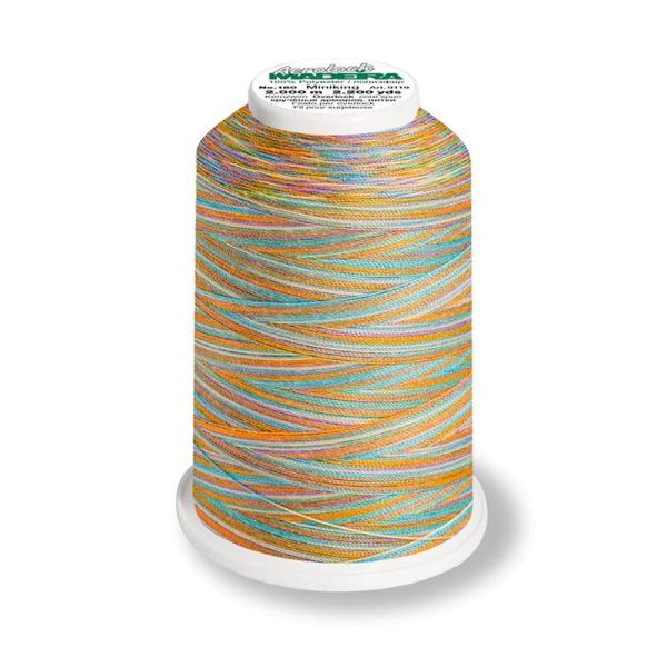 Aerolock 125 Multicolor opal - 1200m Miniking von Madeira pastell bunt - Overlock Garn