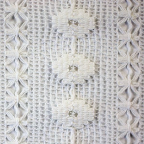 Boho Lace - Baumwolle Spitze creme weiß mit Blüten (2. Wahl) – Romantic Vintage Shabby Chic Adenau