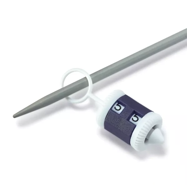 Universal Reihenzähler mit 2stelliger Anzeige für Reihen und Maschen