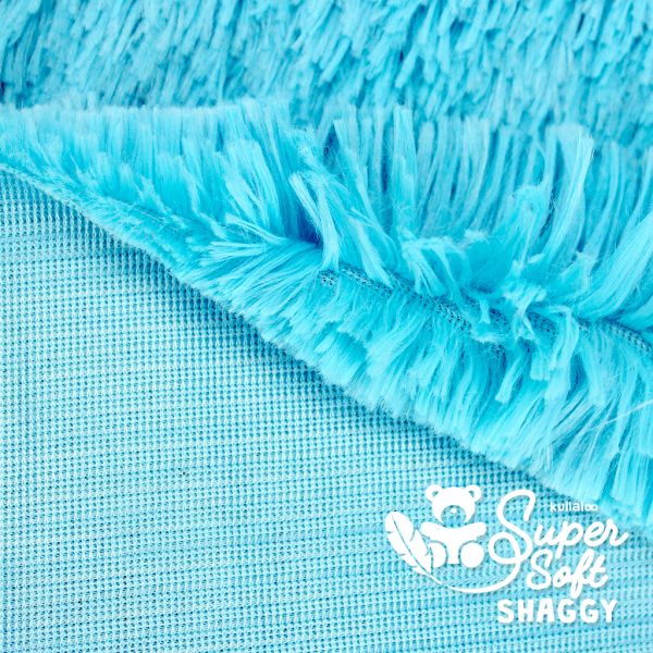 Kullaloo Zottel Shaggy türkis – Langhaarplüsch 100x75cm
