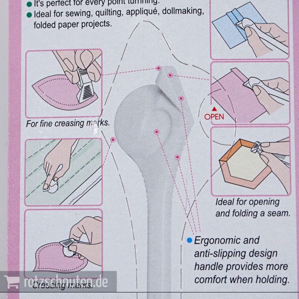 Falzwerkzeug Wendewerkzeug Markierwerkzeug – Finger Presser