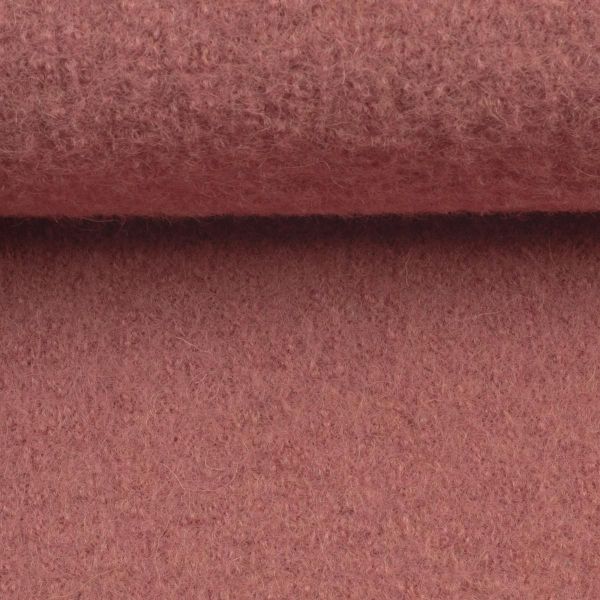 Merino aus 100% Schurwolle - Wollstoff altrosa von Swafing Wollwalk Walkloden