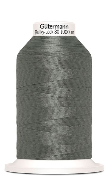 Bulky-Lock 80 dunkelgrau Fb. 701 - 1000m Bauschgarn von Gütermann - Overlock Garn