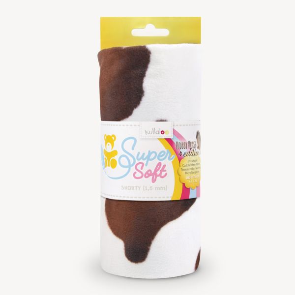 Kullaloo Plüsch SuperSoft Shorty Schecke dunkelbraun - Hobby Horse Edition 100x75cm