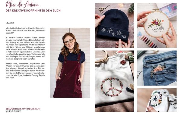 Festlich bestickt - Accessoires weihnachtlich besticken Stickbuch Stickvorlagen Weihnachten