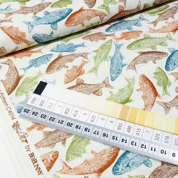 Baumwolle Fische - Riley Blake Trail Mix