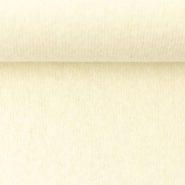 Weicher Strickstoff creme – BENE uni altweiß von Swafing