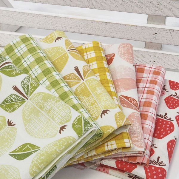 Baumwolle Karo altrosa – Picknick Serie Under the Apple Tree by Cotton & Steel