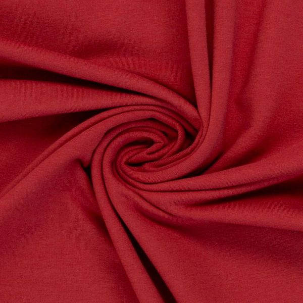 French Terry Rotwein dunkelrot – MAIKE von Swafing | Deep Claret Bordeaux