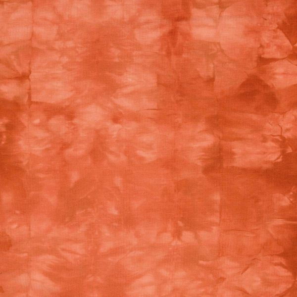 Sweat Batik rost orange - leichter Sommer French Terry rust