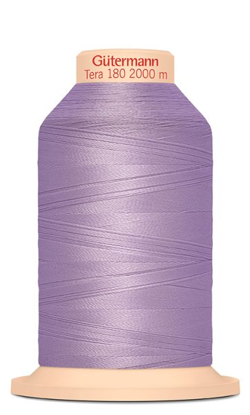 feines Overlock Garn Tera 180 flieder Fb. 158 – 2000m Coverlock Overlockkonen von Gütermann Nähseide