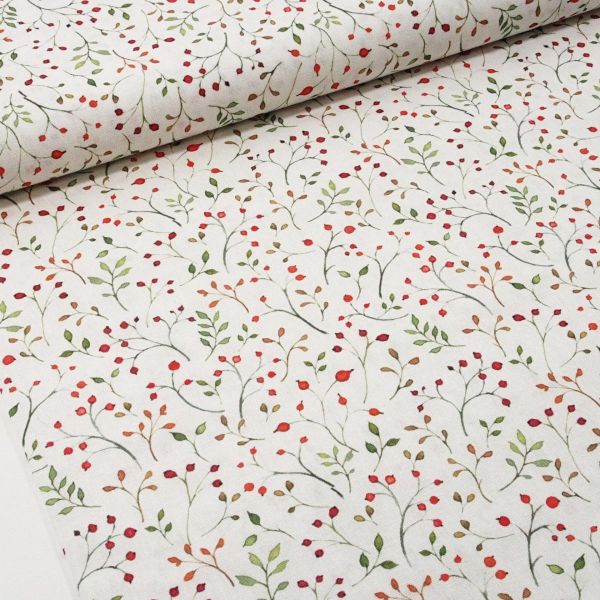 acufactum Hagebutten weiß rot - Baumwolle Feine Beere