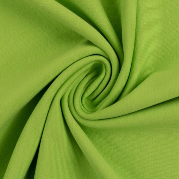 Soft Sweat uni hellgrün - angerauhter French Terry EIKE von Swafing