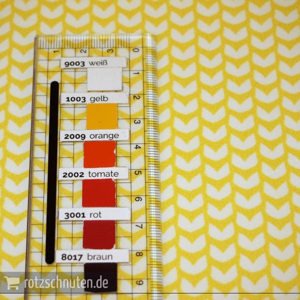 Stretch Baumwollsatin Mini Fin by Lila Lotta – gelb