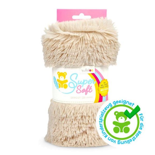 Kullaloo Zottel Shaggy beige – Langhaarplüsch 100x75cm