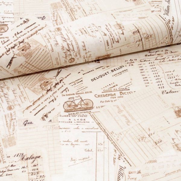 Baumwolle Vintage Notizzettel alte Listen - Low Key Memo Notes