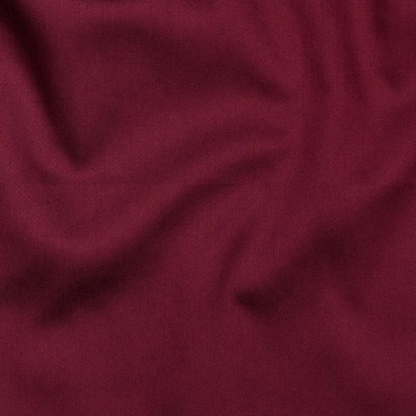 Baumwollsatin bordeaux / weinrot / dunkelrot – glänzende Webware aus 100% Baumwolle