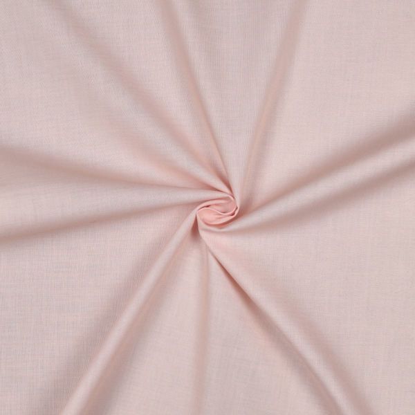 Baumwollstoff uni hell rosa - Baumwolle Popeline – Cotton Poplin light rose