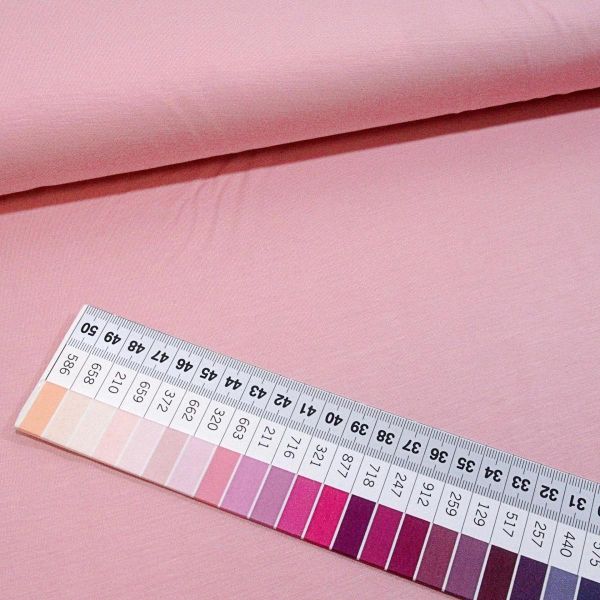 Viskose Jersey knitterfrei aus Bambus rosa - cold bamboo jersey knit