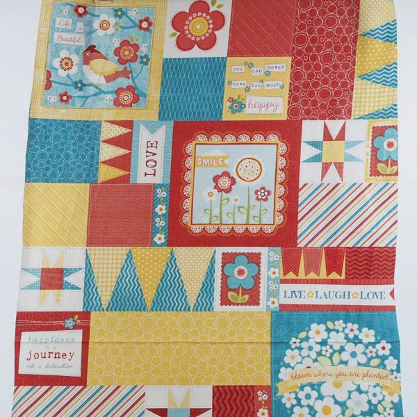 Baumwolle Appli Patches bunt - Serie Juicy Fruit 50x110cm