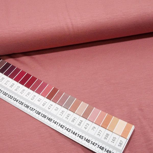 Viskose Jersey knitterfrei aus Bambus altrosa - cold bamboo jersey knit