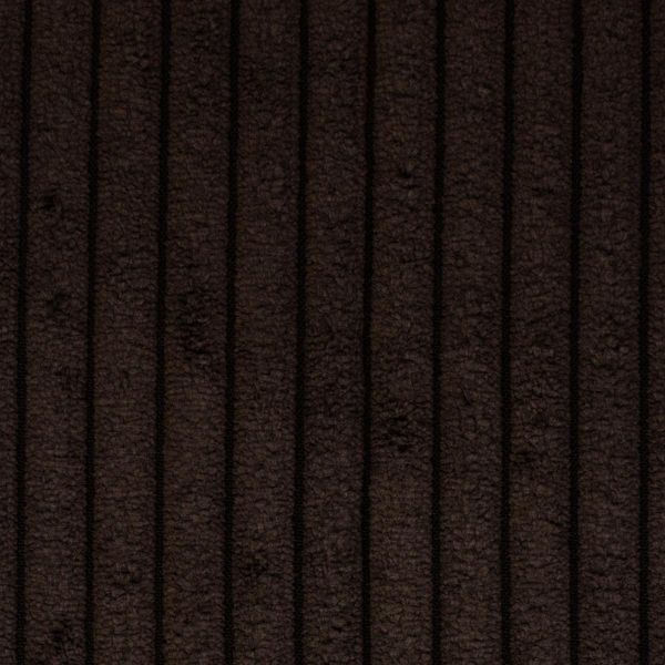 Samtcord uni dunkelbraun – robuster Breitcordstoff für Möbel & Taschen Wanja von Swafing