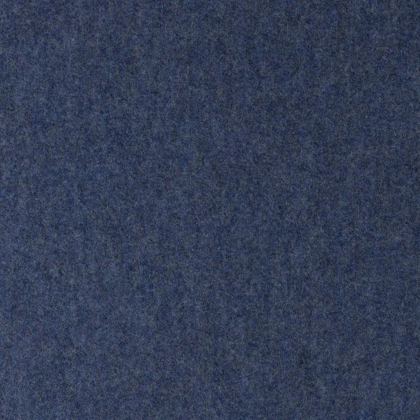 Merino aus 100% Schurwolle - Wollstoff blau meliert von Swafing Wollwalk Walkloden
