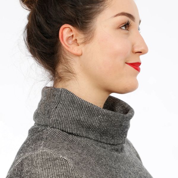 Schnittmuster FRAU DÖRTE • Rollkragen Pullover von Studio Schnittreif • Gr. XS-XXL