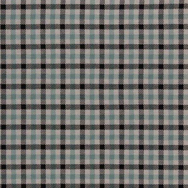 Strick Jacquard mit Karomuster in mint schwarz - Design Plaid by Käselotti von Swafing