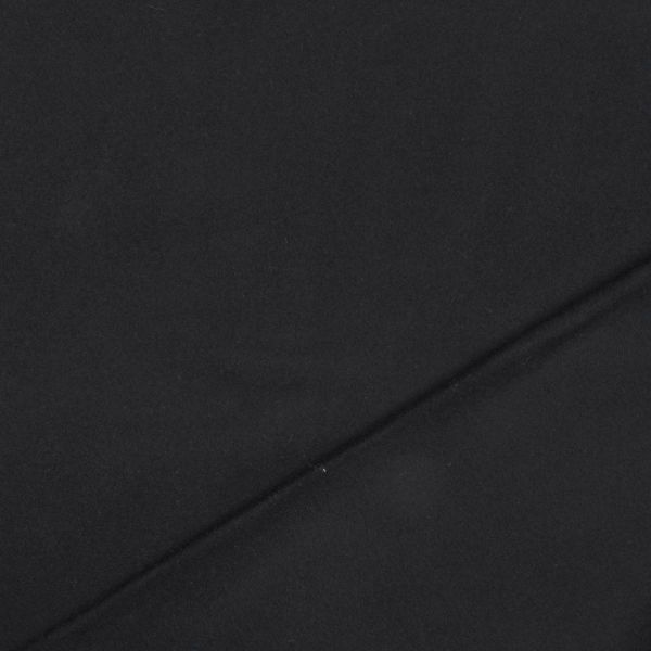 Bio Baumwollfleece – Schwarz – kuschelig weicher Fleece aus 100 % Organic Cotton