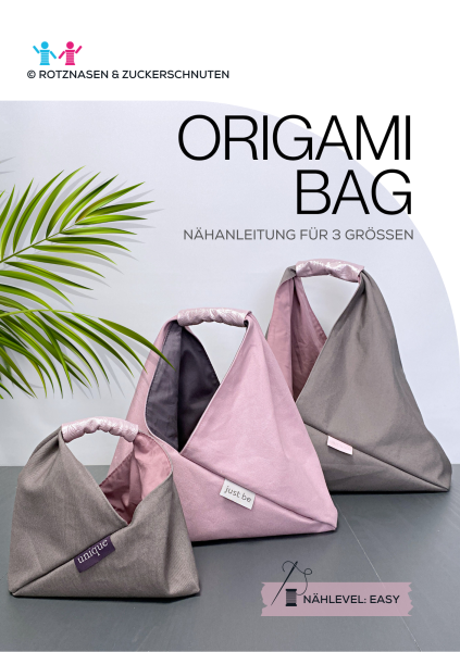 Schnittmuster Origami Bag – Nähanleitung für Anfänger