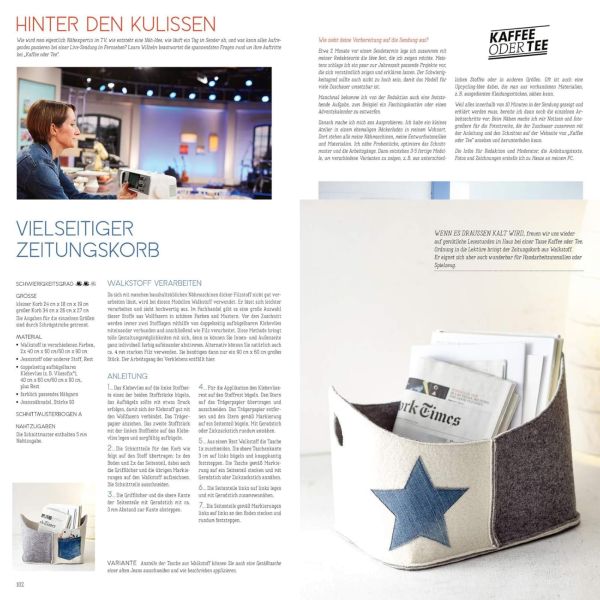 Näh-Ideen aus Kaffee oder Tee im SWR mit Laura Wilhelm