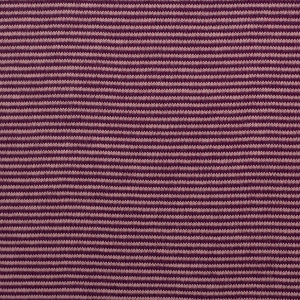 Bündchen Stella mit feinen Streifen beere – Rib Stripes by Swafing
