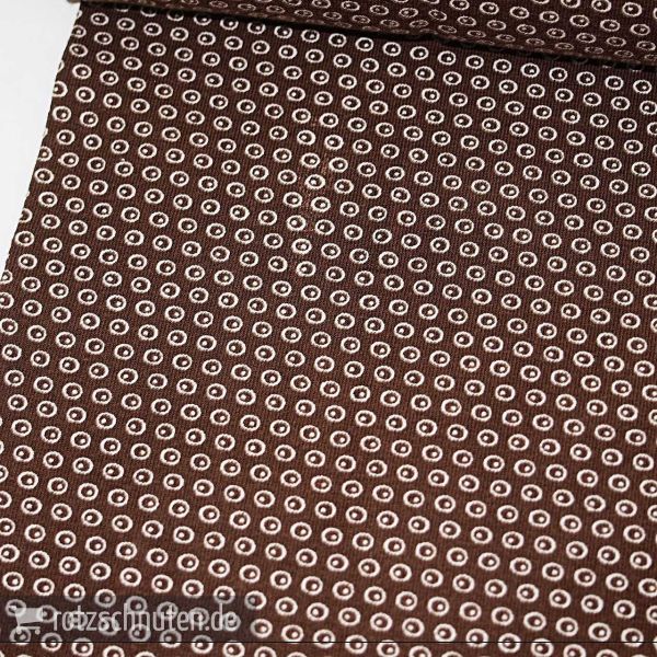 Bio Baumwolljersey Stoffonkel – Kuller braun