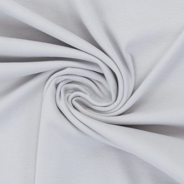 Sweat uni hellgrau - French Terry MAIKE von Swafing