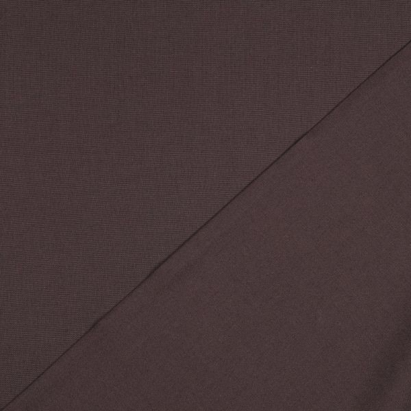 Baumwolle Canvas dunkelbraun – robuster Dekostoff für Kleidung und Accessoires