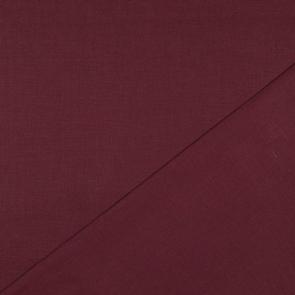 Baumwolle Canvas aubergine – robuster Dekostoff für Kleidung und Accessoires