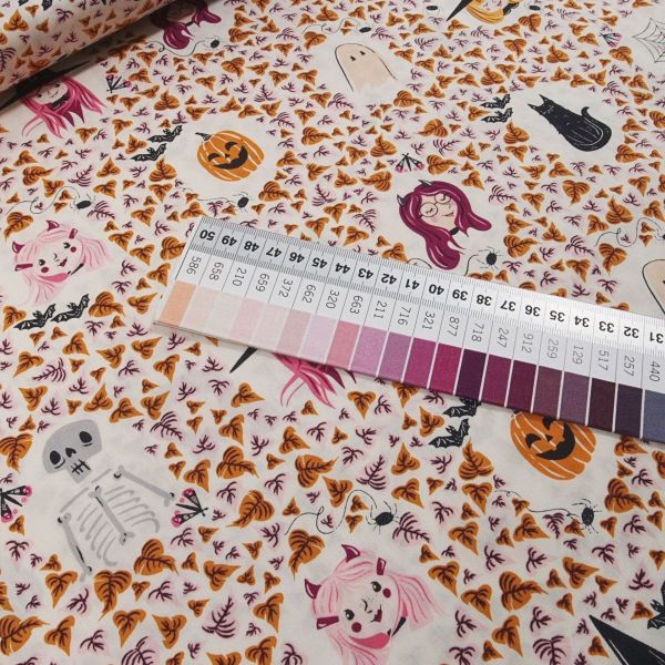 Baumwolle Vampir Hexe Kürbis Katze Halloween - Spooky 'N Sweeter Boo Crew AGF