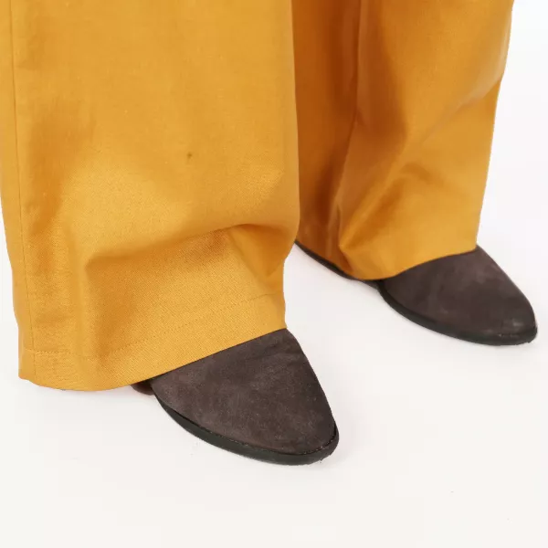 Schnittmuster FRAU MIKO • Palazzohose mit weitem Bein für Damen • Gr. XS-XXL Bundfaltenhose Marleneh