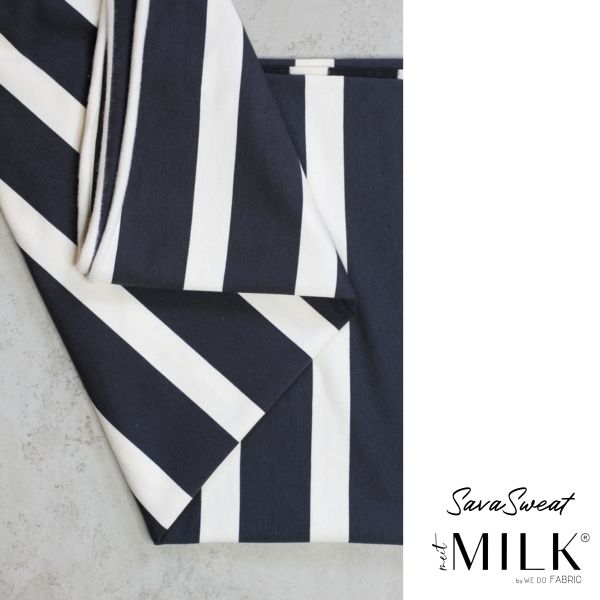 Sava Sweat dark navy shell – meetMILK® Modal French Terry mit TENCEL™ Modal Fasern