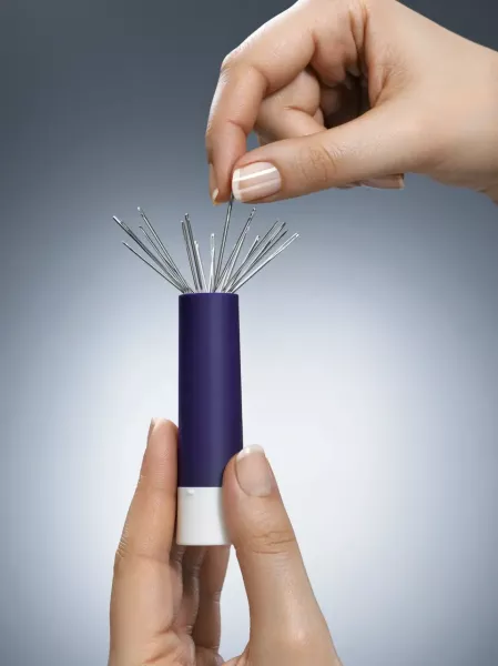 Nadel-Twister zum Aufbewahren von Näh- und Stopfnadeln - magnetisch drehbar von Prym