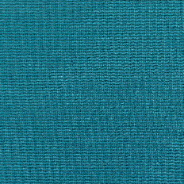 Jersey Bella mit feinen Streifen petrol – Baumwolljersey von Swafing