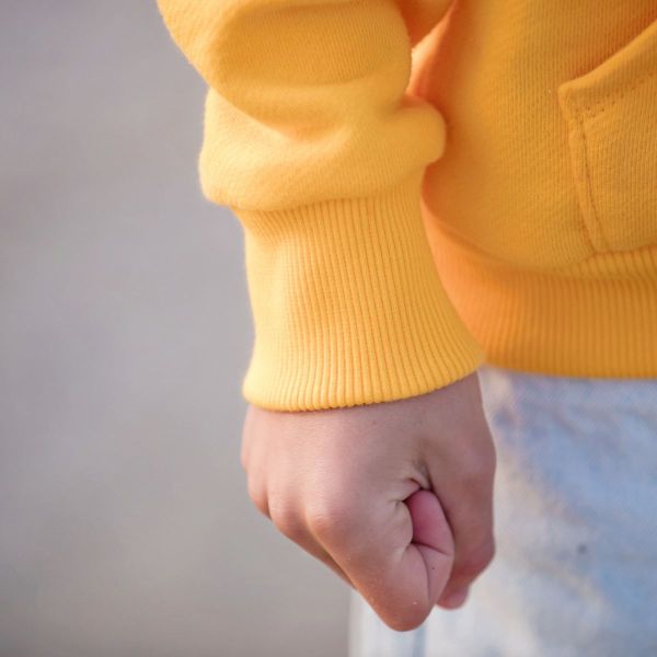 geripptes Bündchen in Bananengelb - schwere Qualität 1,4m breit von See You At Six