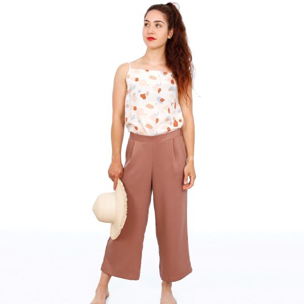 Schnittmuster FRAU HEDDA • Culotte mit weitem Bein und Gummibund von Studio Schnittreif • Gr. XS-XXL