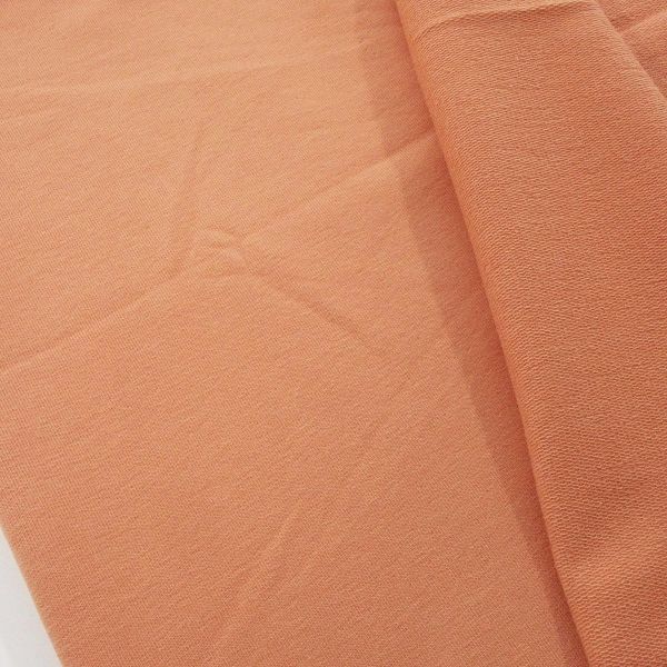 Sweat uni dusty apricot – Basic French Terry MAIKE von Swafing FS21