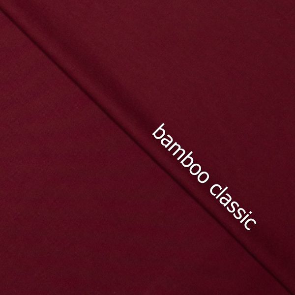 Bamboo Classic bordeaux – Bambus Webware in Weinrot mit Stretch für Blazer, Hosen & Kleider