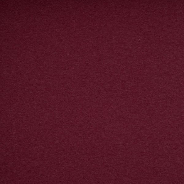 Soft Sweat uni bordeaux rot meliert - HEIKE Melange von Swafing