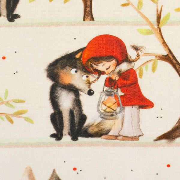Baumwolle Märchen Rotkäppchen - Serie Fairy Tale von Swafing