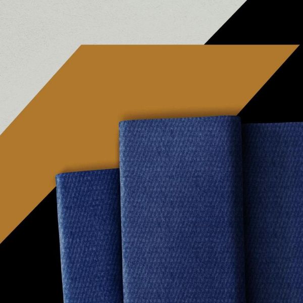 Sweat Washed Knit Optik dunkelblau - French Terry Owly You Kombistoff von Thorsten Berger