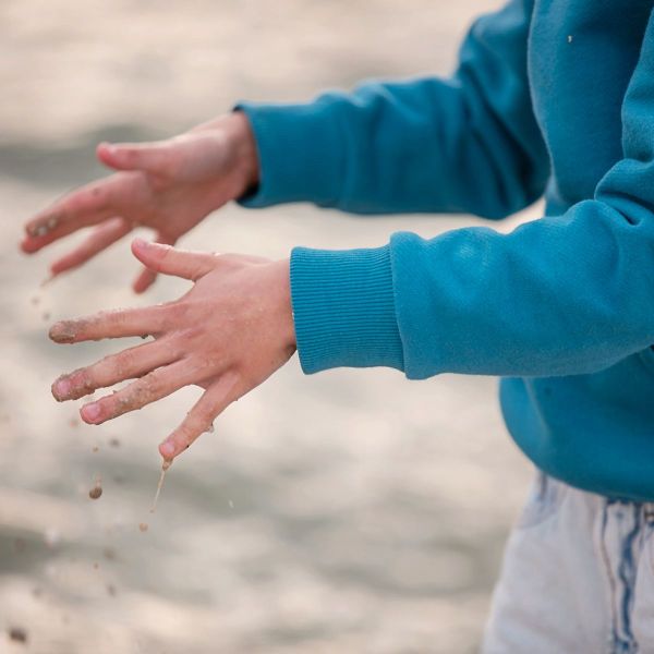 geripptes Bündchen in Lagunenblau petrol - schwere Qualität 1,4m breit von See You At Six